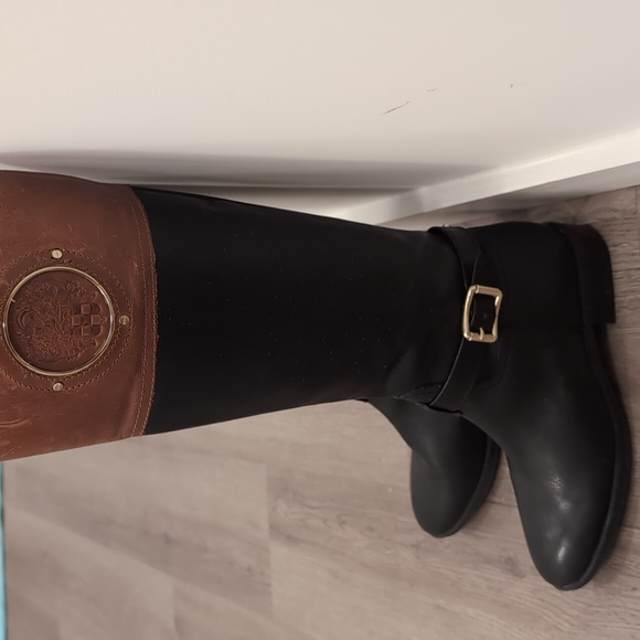 Vince Camuto Phillie Riding Boots Sz 7.5 - Picture 7 of 12
